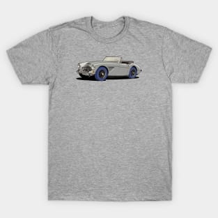 Austin-Healey 3000 in Silver Grey T-Shirt